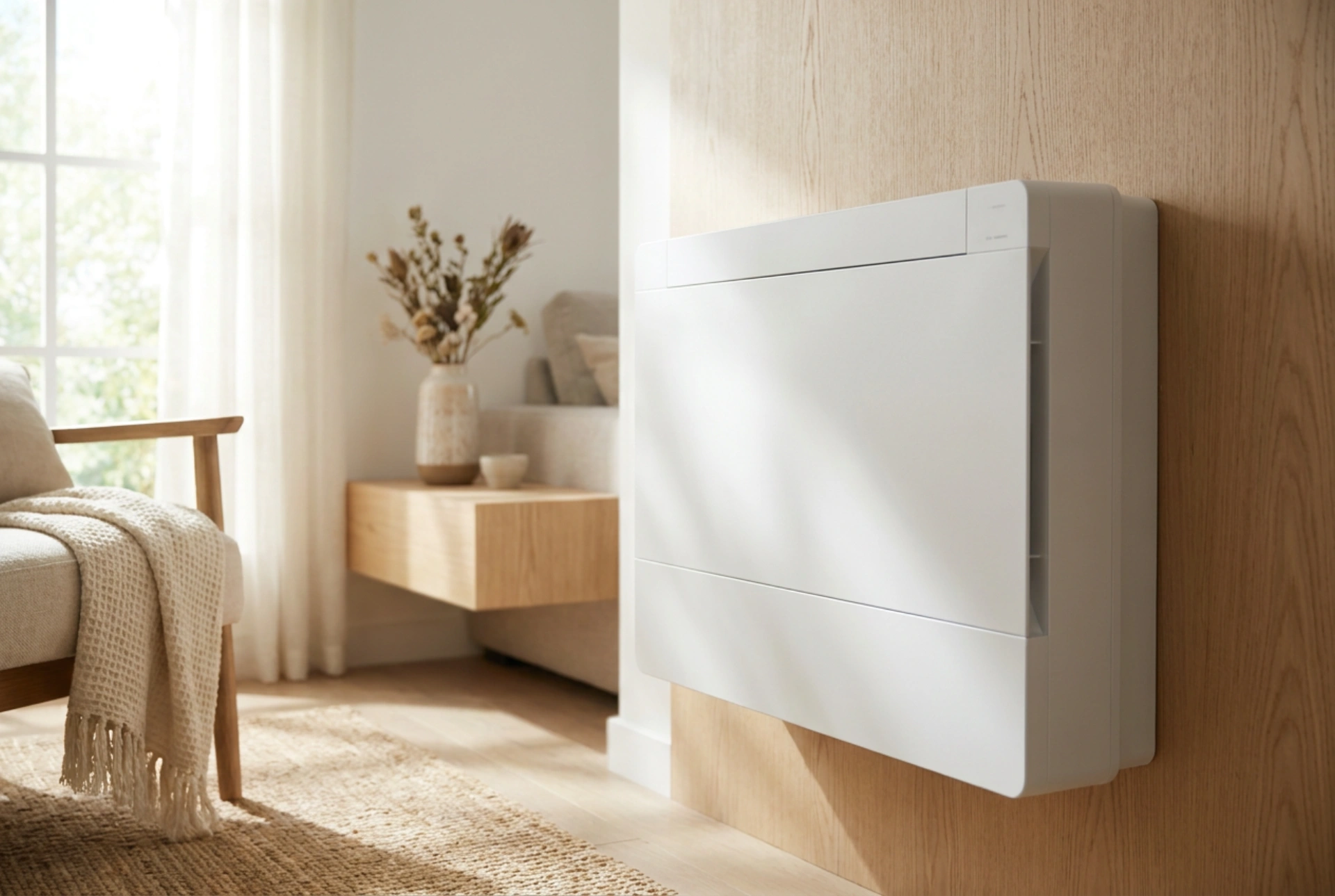 Efficiënt verwarmen met een wandairconditioner in het tussenseizoen
