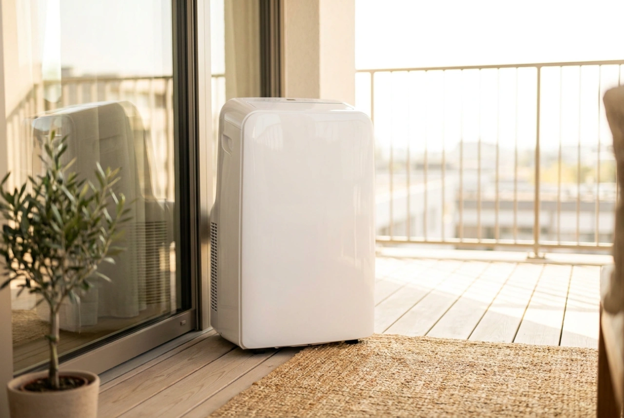 Mobiele airco op het balkon plaatsen: verbetert dit de koeling van je woning?
