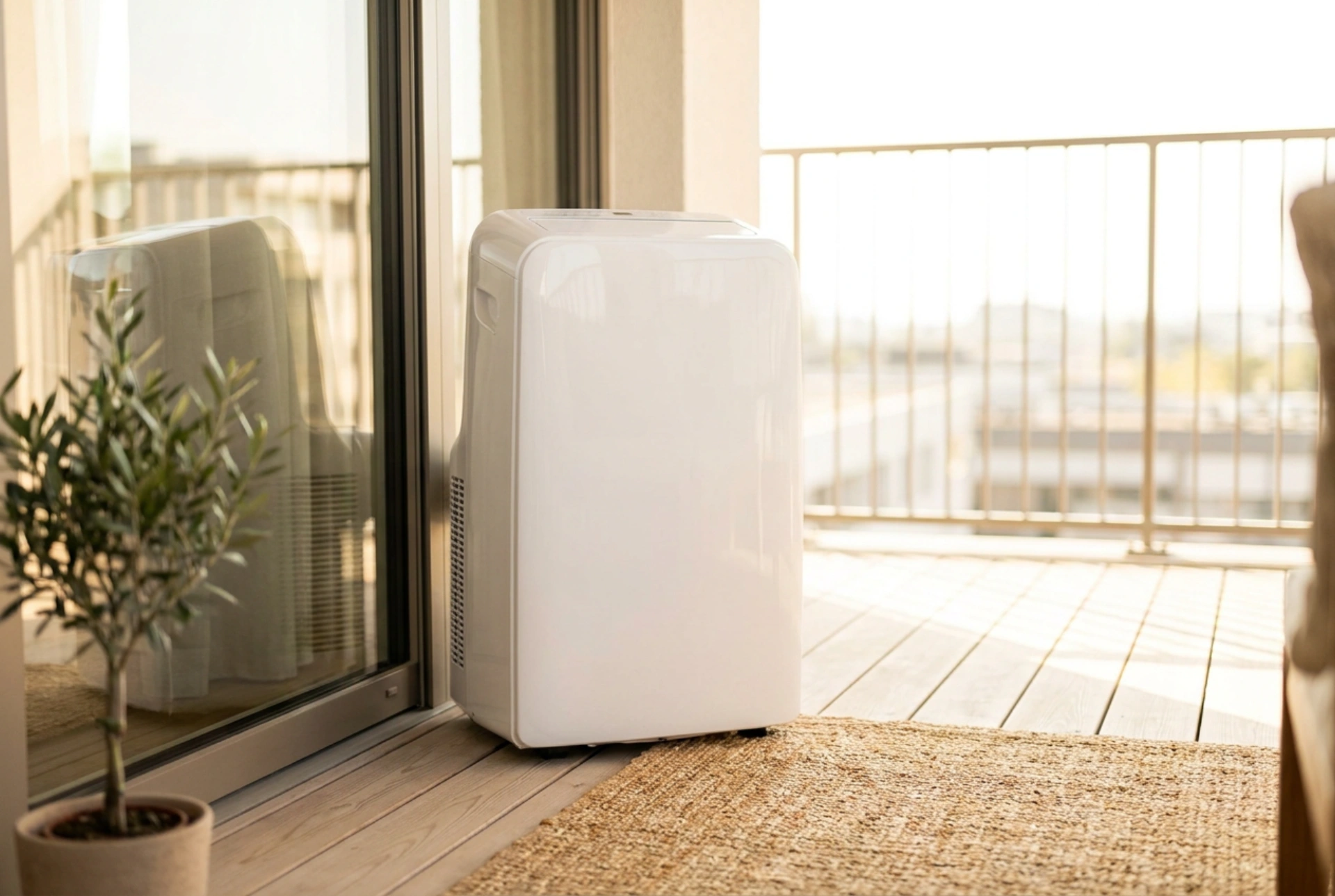 Mobiele airco op het balkon plaatsen: verbetert dit de koeling van je woning?
