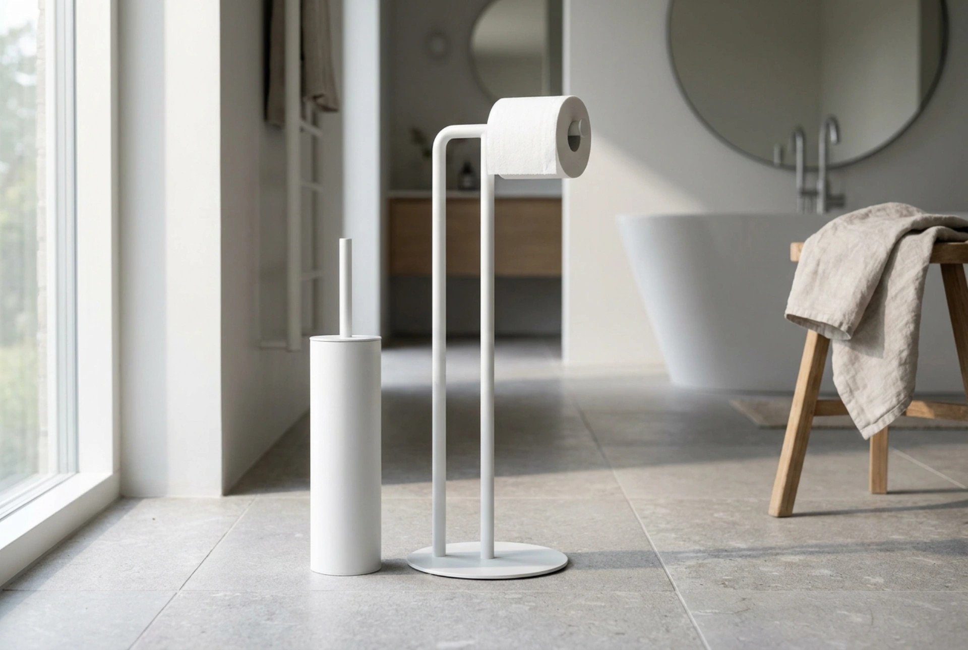 Hoe u een toiletrolhouder met borstel hygiënisch en praktisch plaatst