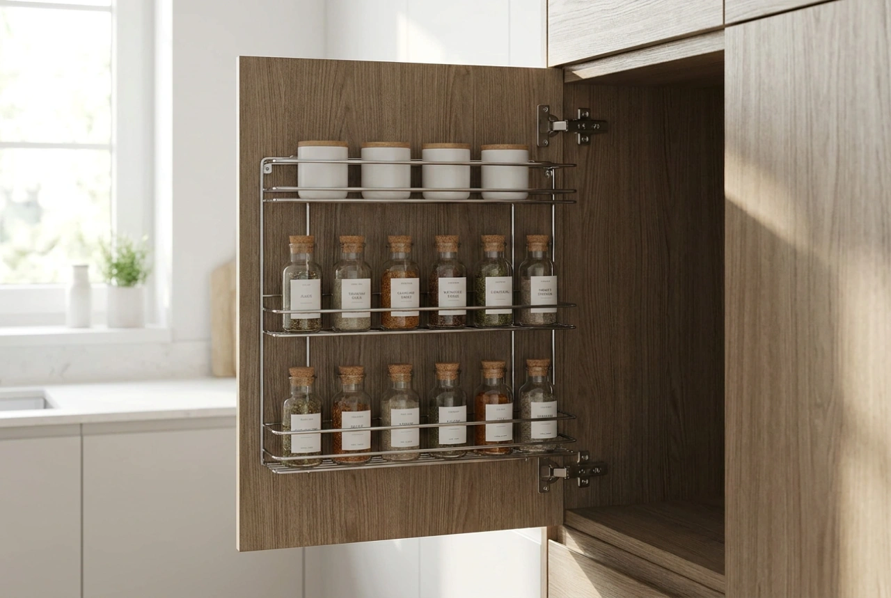 Deurorganizers voor keukenkastjes: optimaal gebruik van ondiepe ruimte
