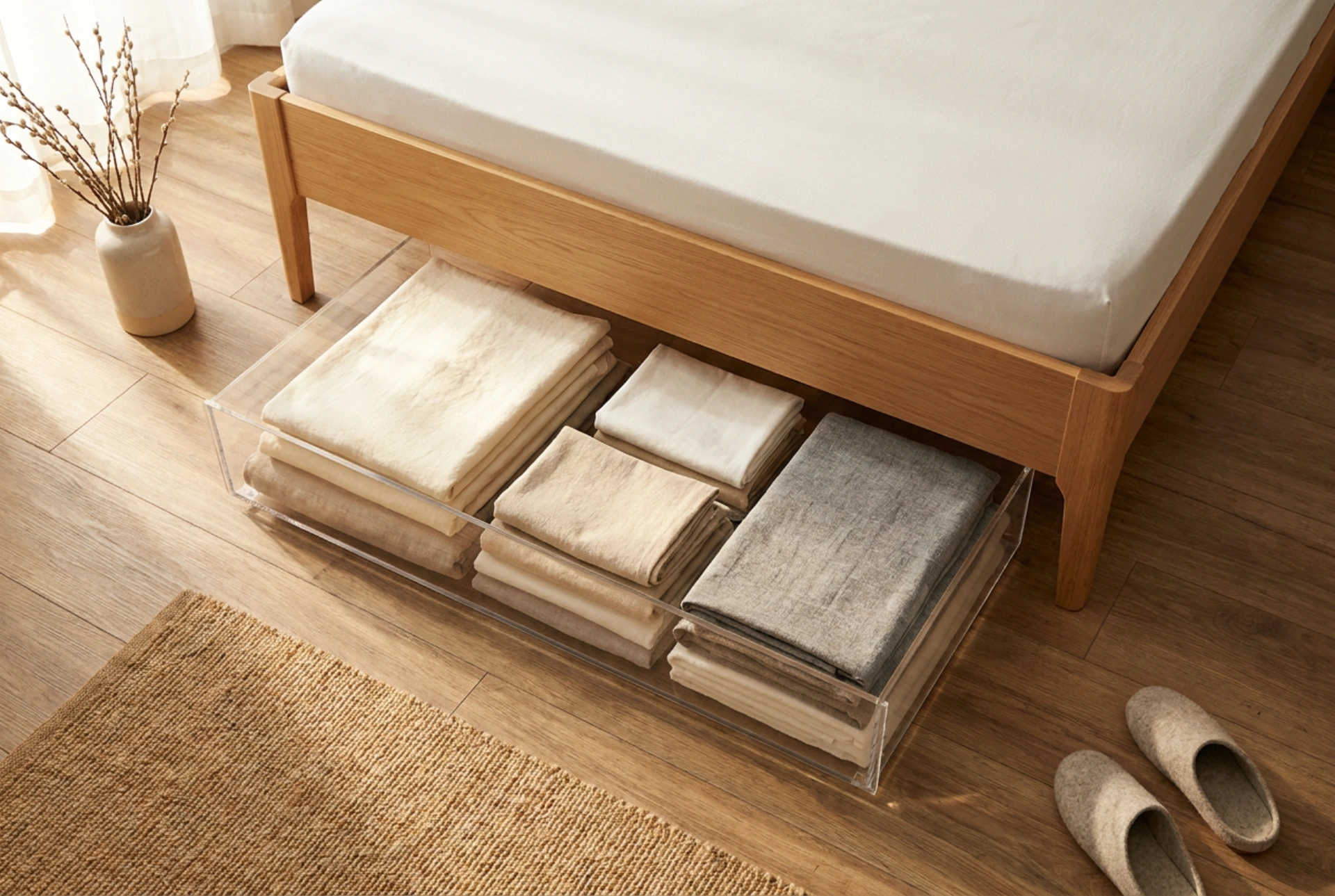 Wat bewaar je in een opbergbox onder het bed voor snelle en makkelijke toegang