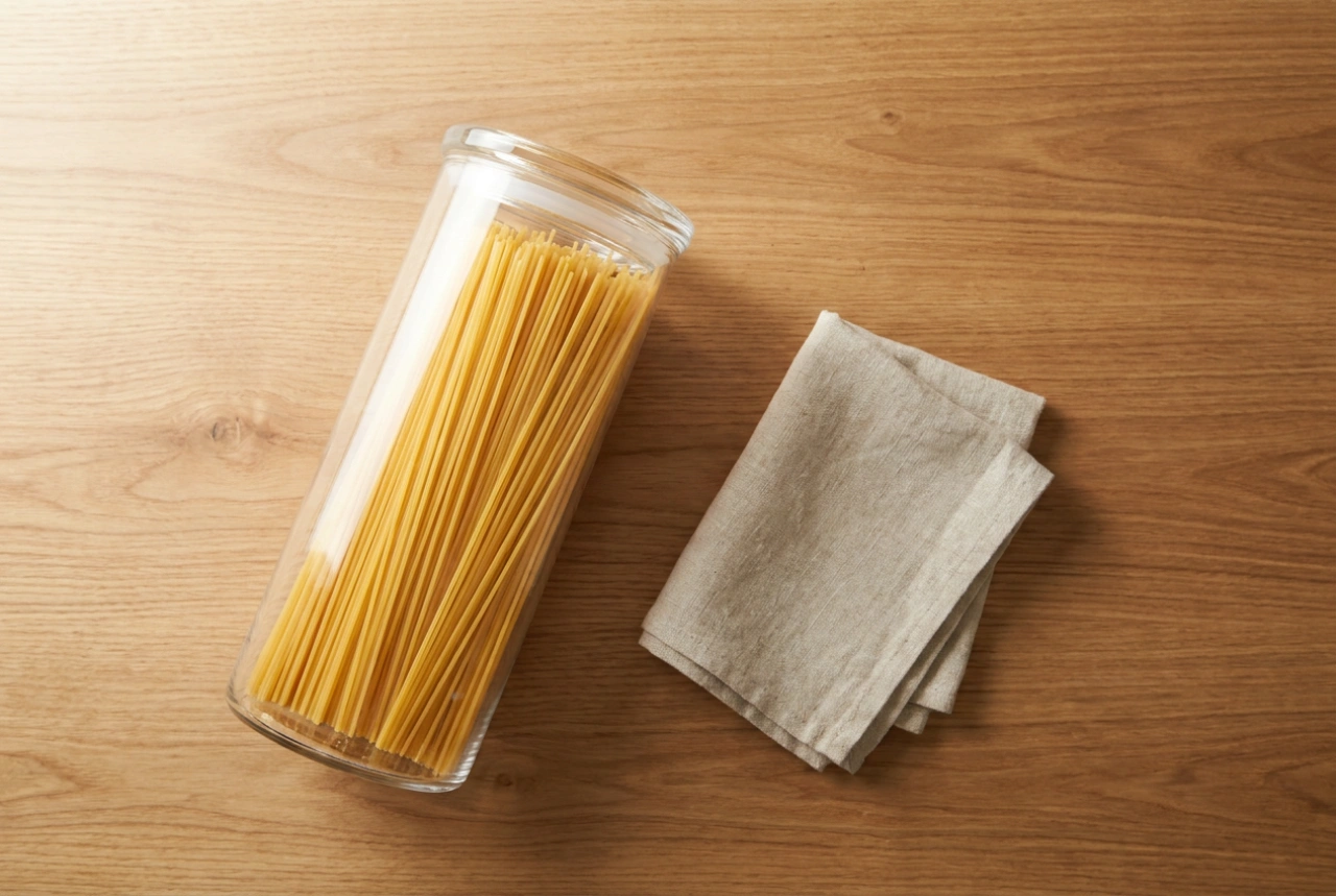 De beproefde methode om spaghetti optimaal te bewaren in de juiste voorraadbus