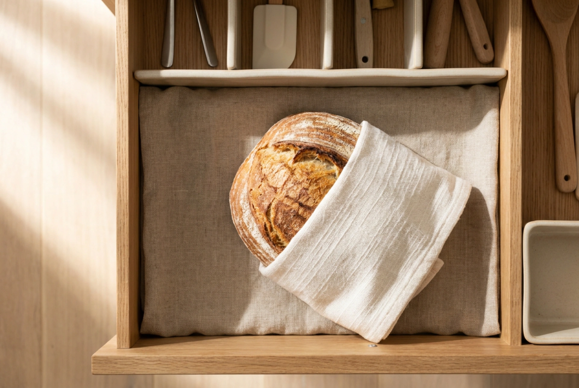 Brood bewaren in een lade: zo blijft het langer vers
