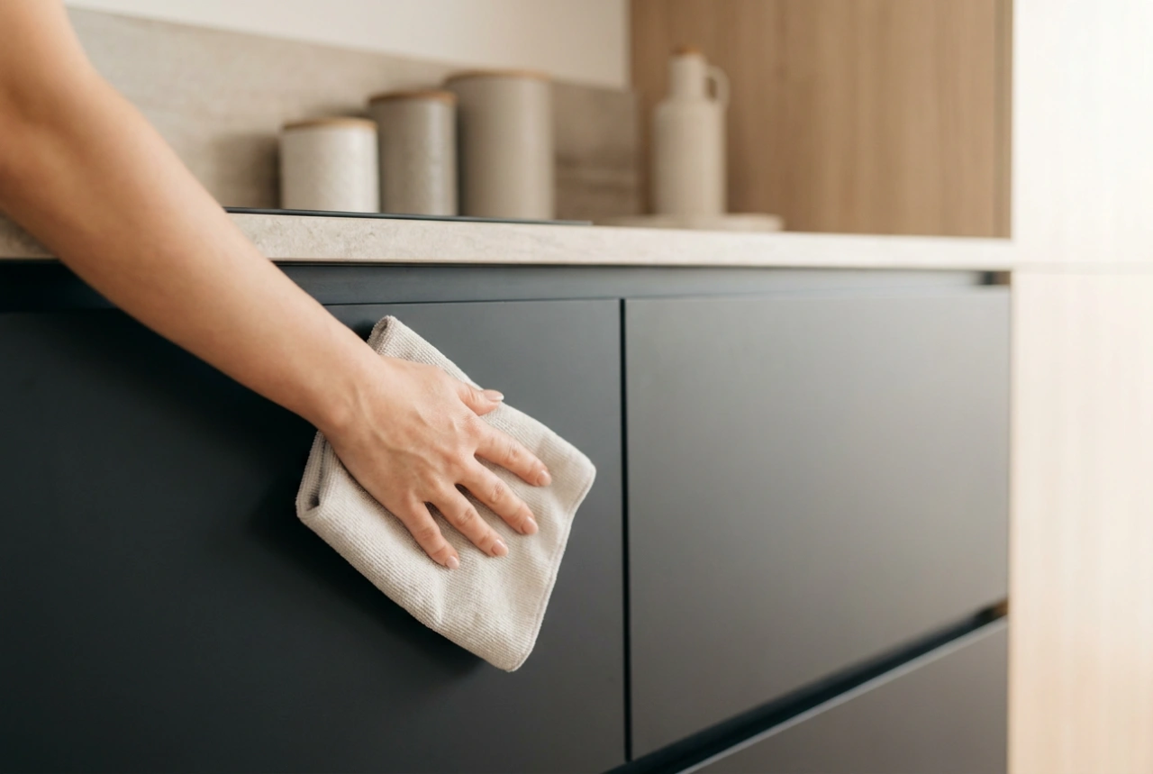 Hoe reinig je een inbouw side-by-side koelkast en de fronten op de juiste manier