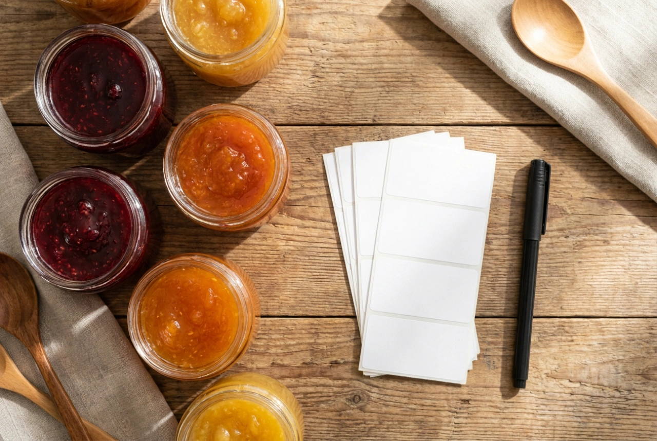 Zelf etiketten printen voor glazen potten: een gids voor optimale hechting