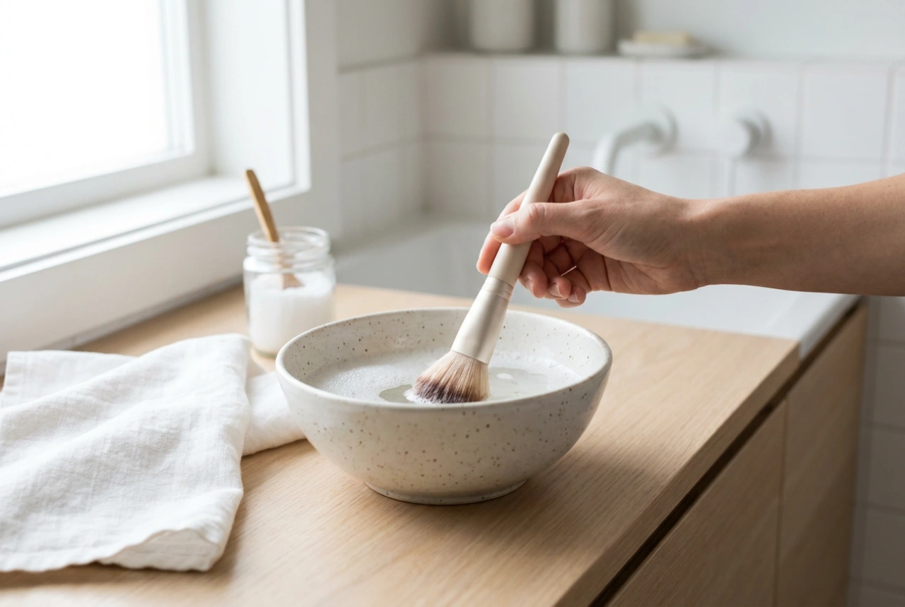 Hoe reinig je make-up kwasten zonder de haren te beschadigen