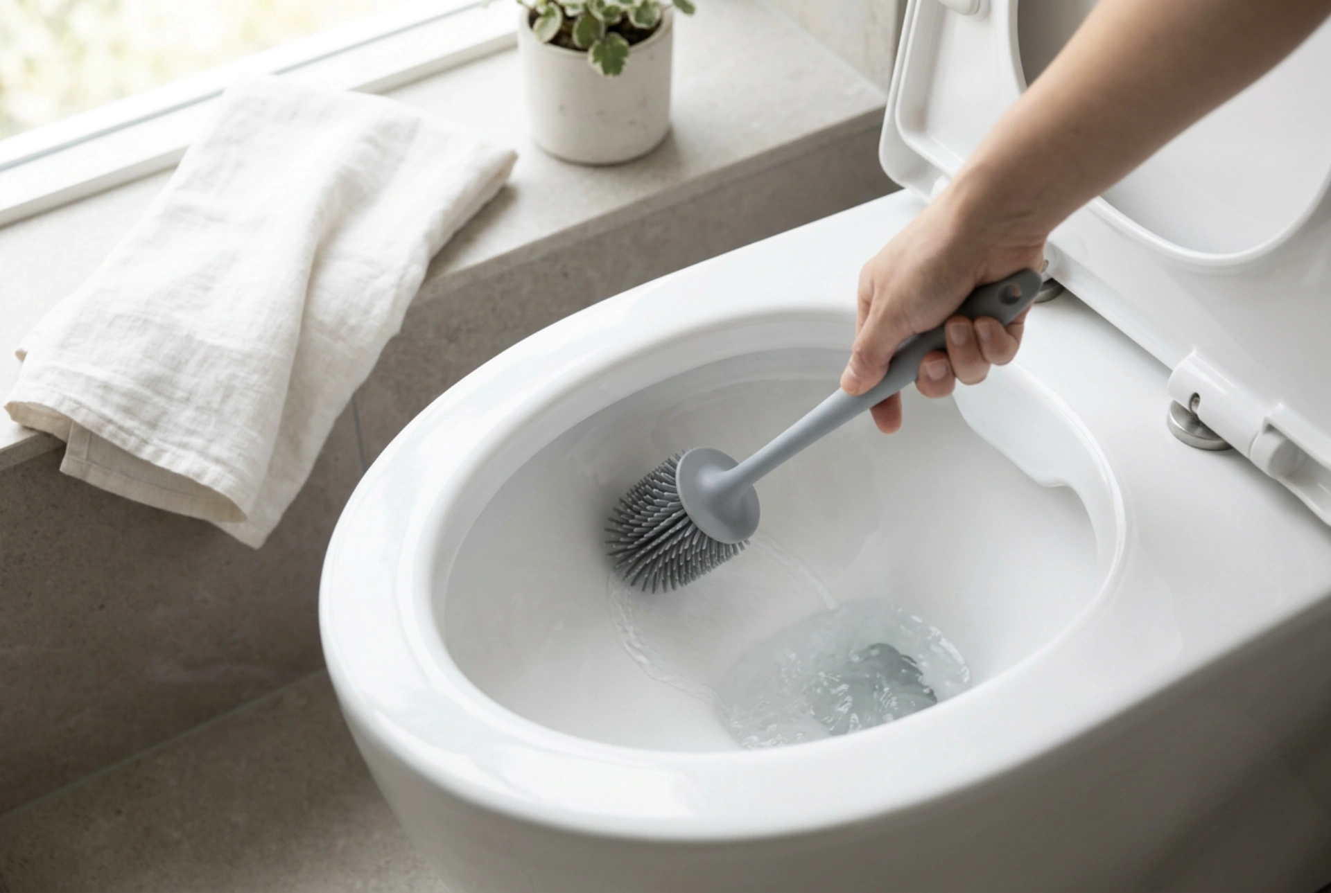 Bewezen techniek voor het effectief gebruiken van de toiletborstel