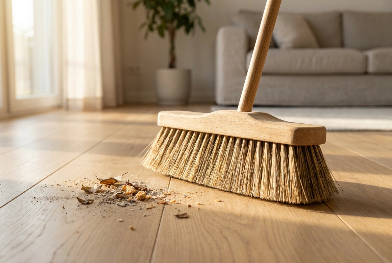 Hoe u een bezem effectief gebruikt bij verschillende soorten vuil