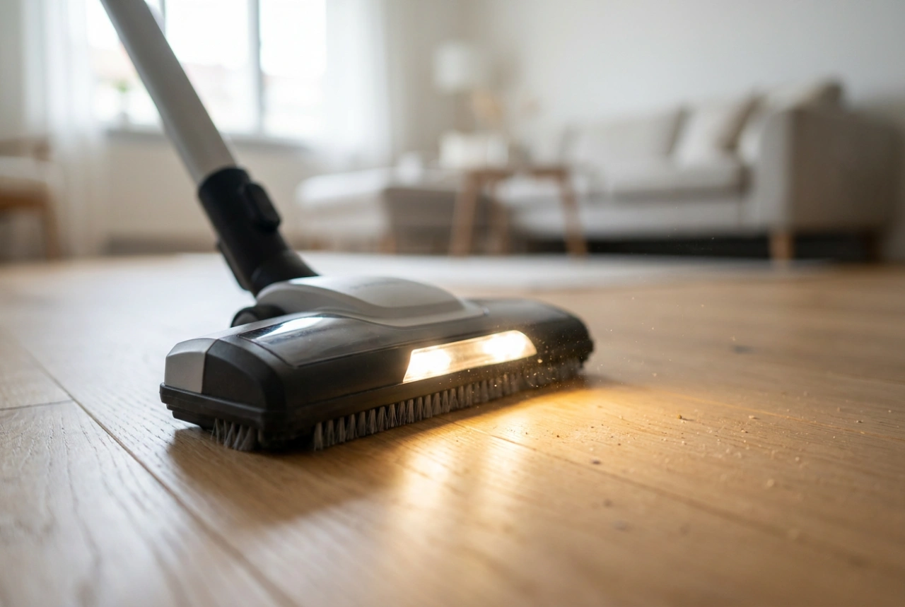Waarom verlichting op een steelstofzuiger helpt om stof te vinden