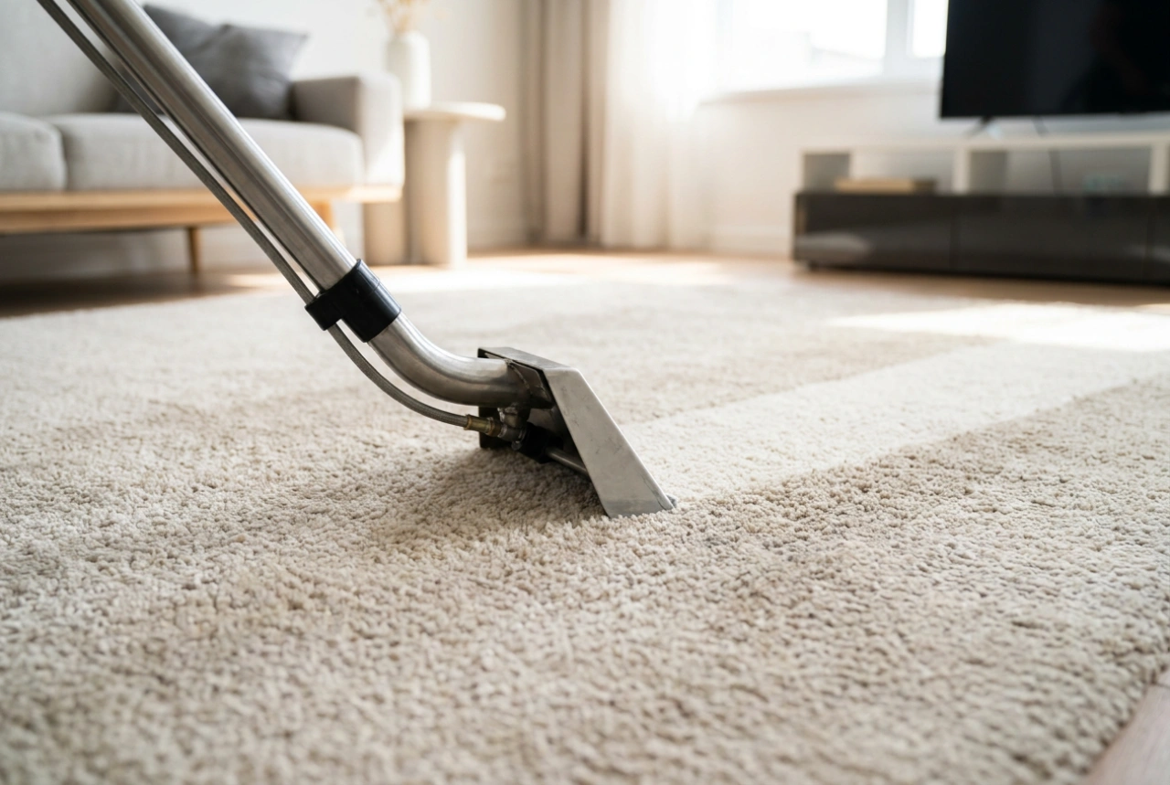 Het verschil tussen een professionele sproei-extractiereiniger en handmatig wassen