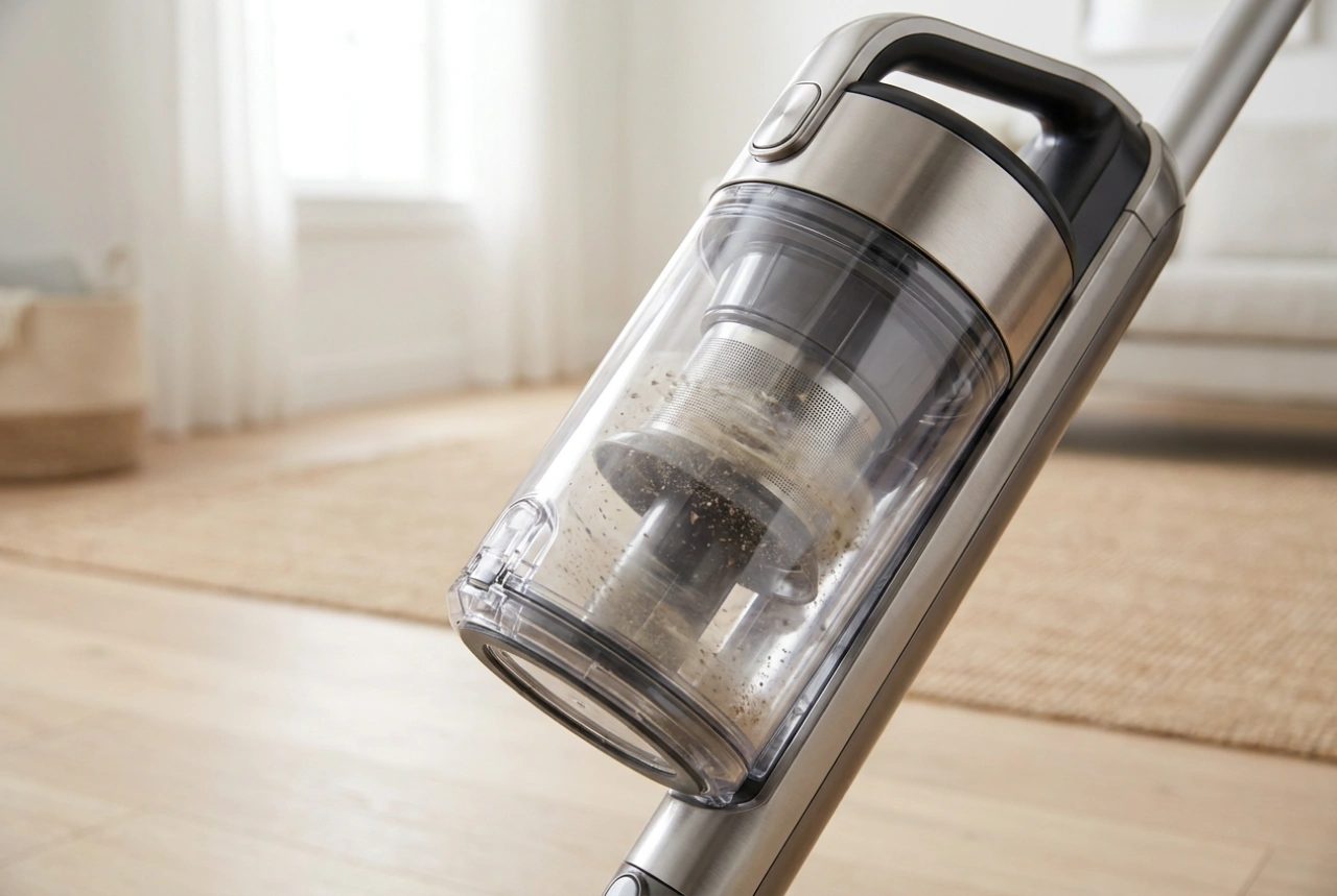 Hoe een cycloonfilter in een stofzuiger werkt en wanneer u deze moet reinigen