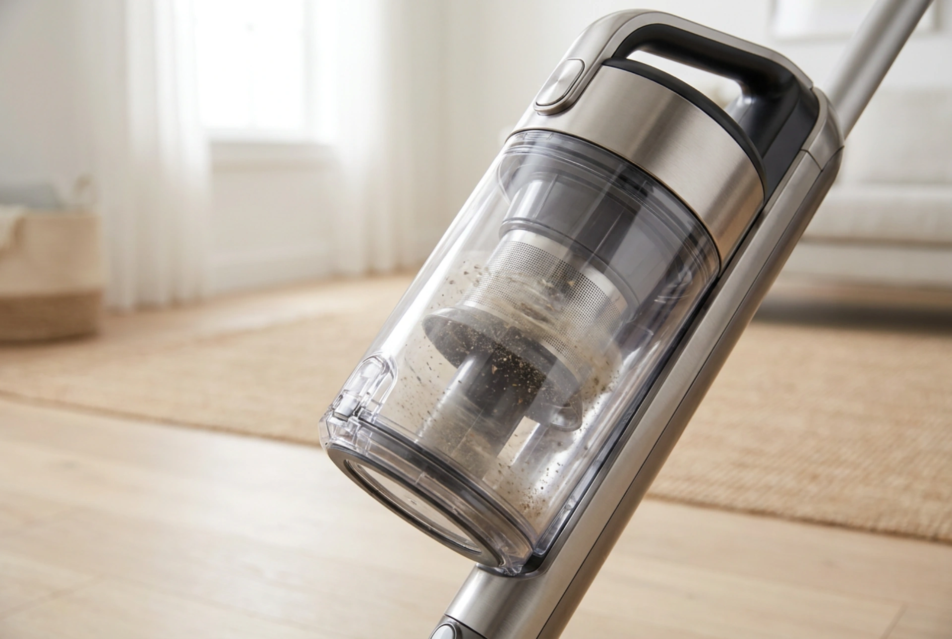 Hoe een cycloonfilter in een stofzuiger werkt en wanneer u deze moet reinigen