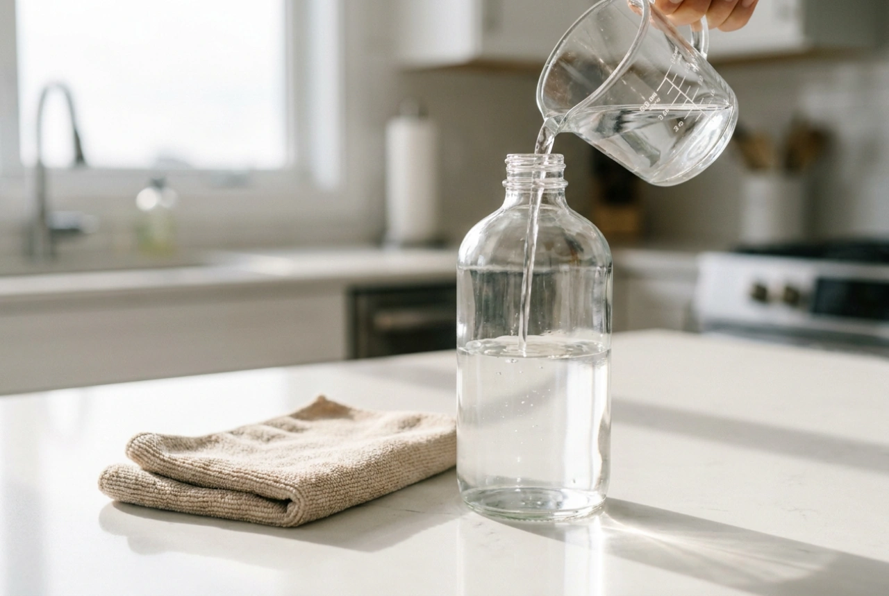 Hoe u glasreiniger-concentraat effectief verdunt voor een streeploos resultaat