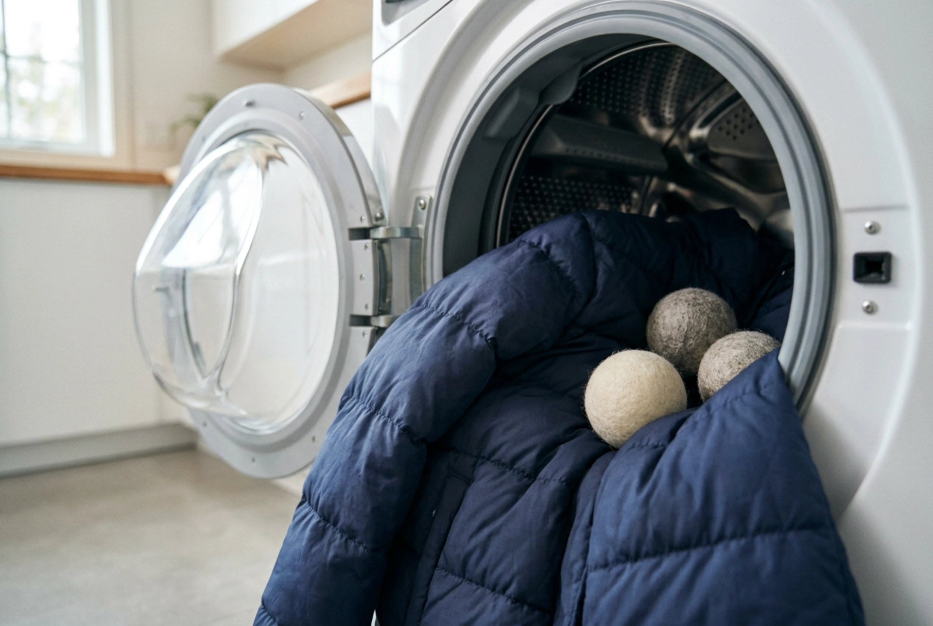 Bewezen techniek voor het wassen van een donsjas zonder klonteren