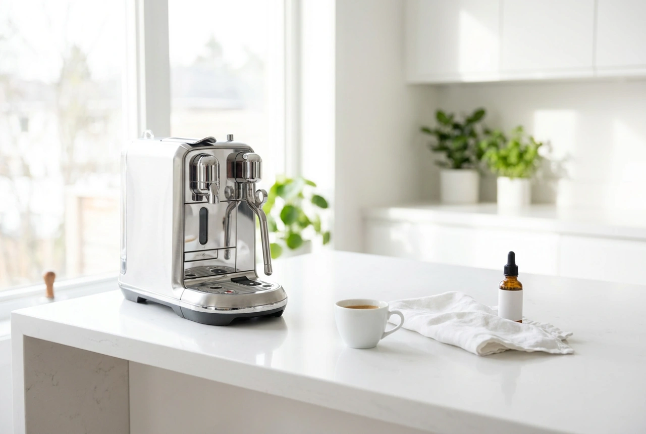 Effectief onderhoud van een capsule koffiemachine zonder koffieaanslag