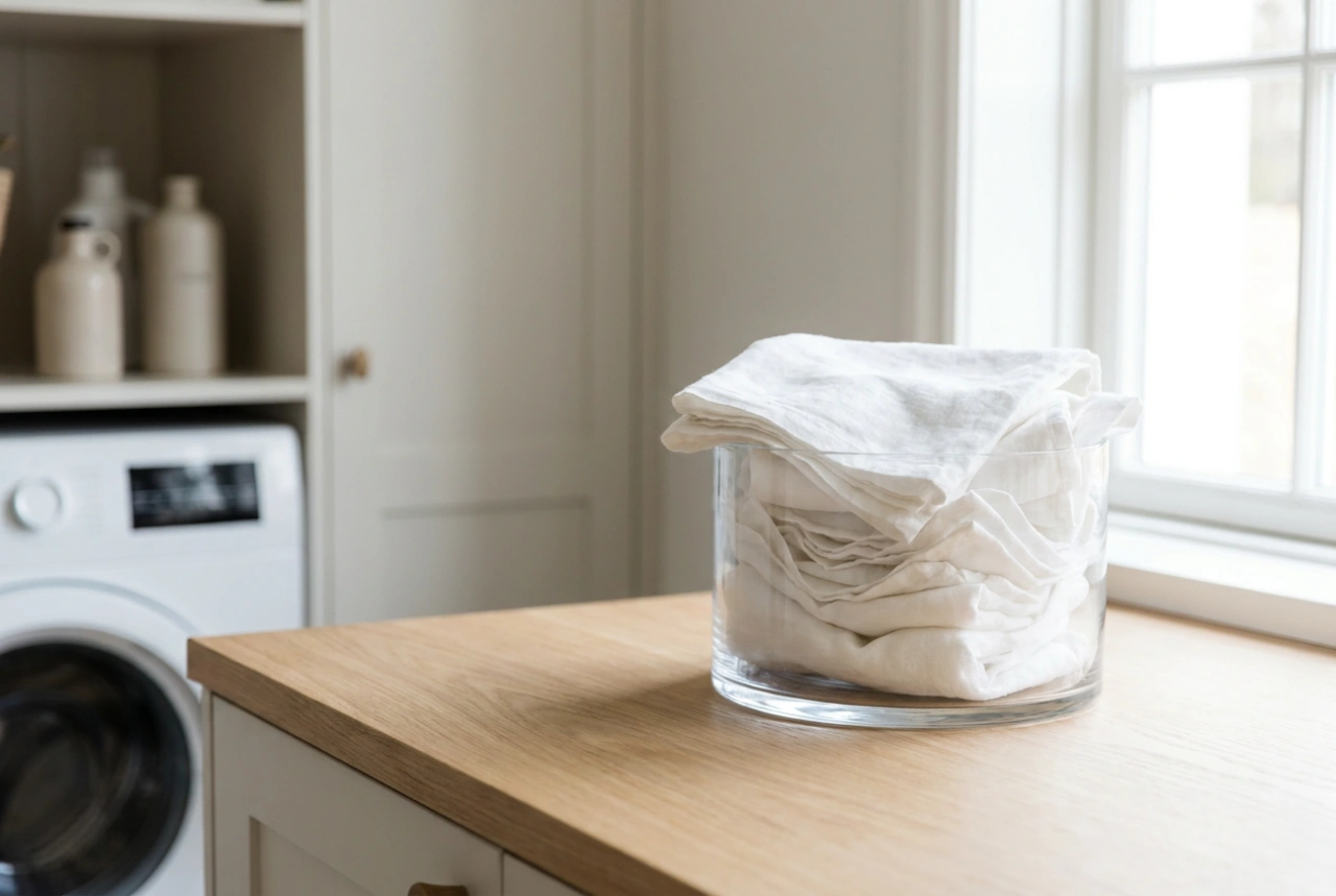 Veilig kleding bleken zonder vezels te verzwakken of gele vlekken te riskeren