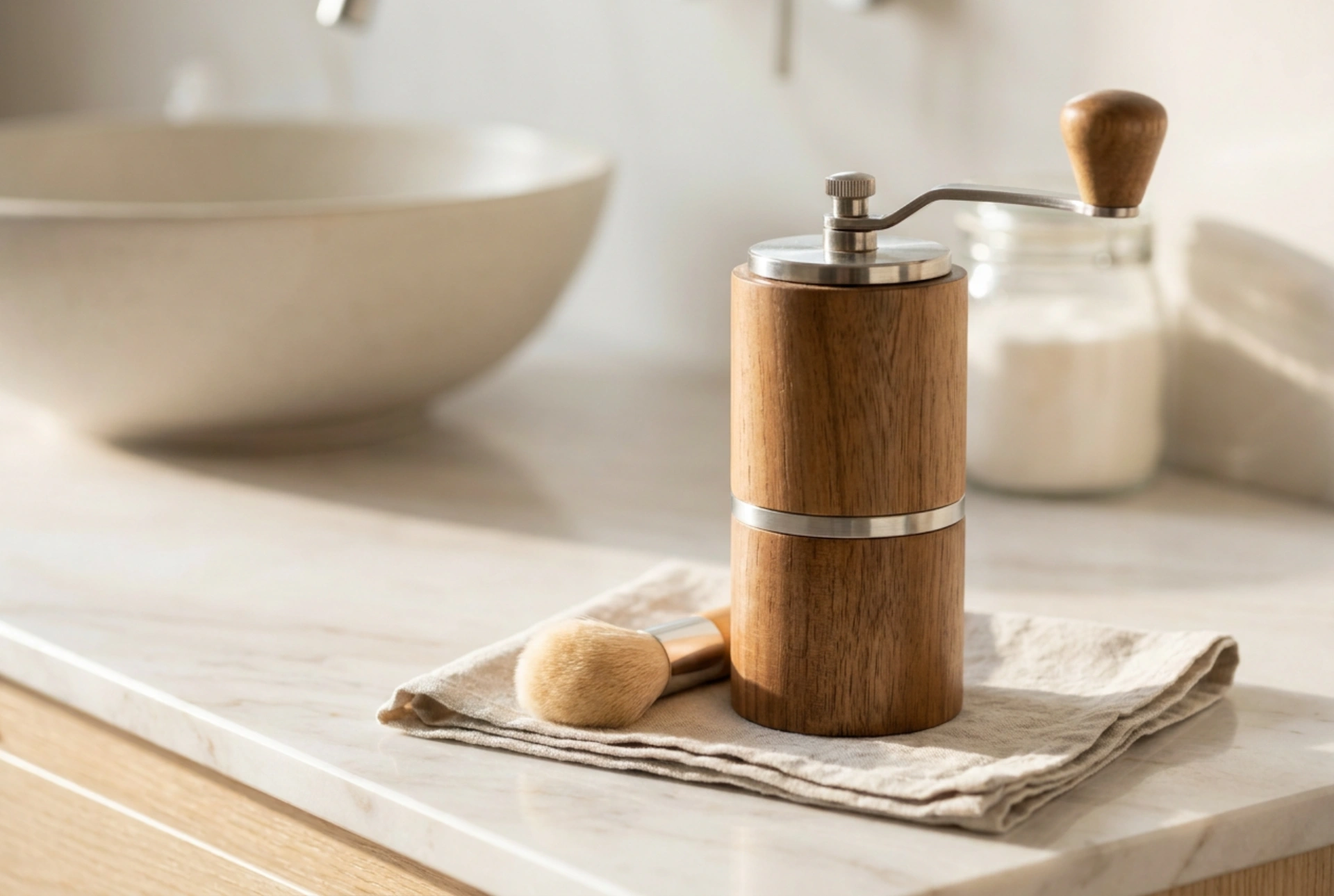 Hoe reinig je een handmatige koffiemolen veilig na het malen