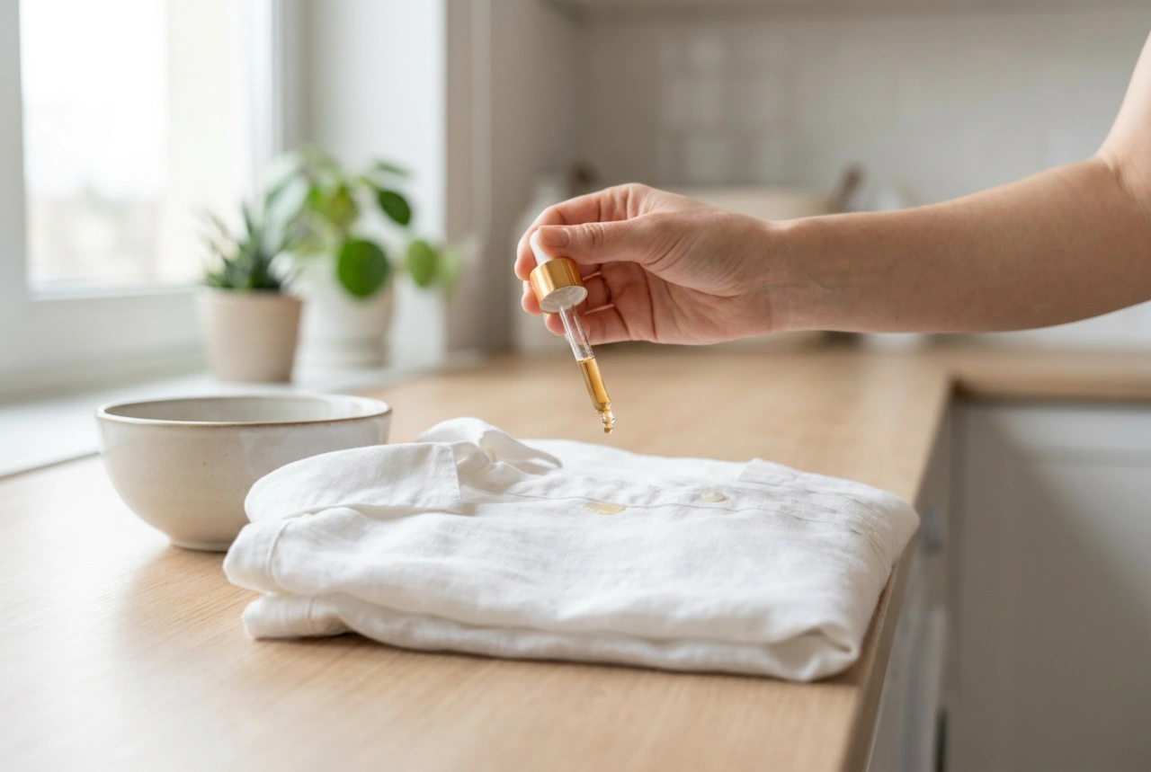 Theevlekken verwijderen uit tafelkleden, overhemden en jassen