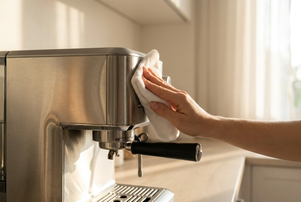 Hoe u een professionele espressomachine hygiënisch schoon houdt