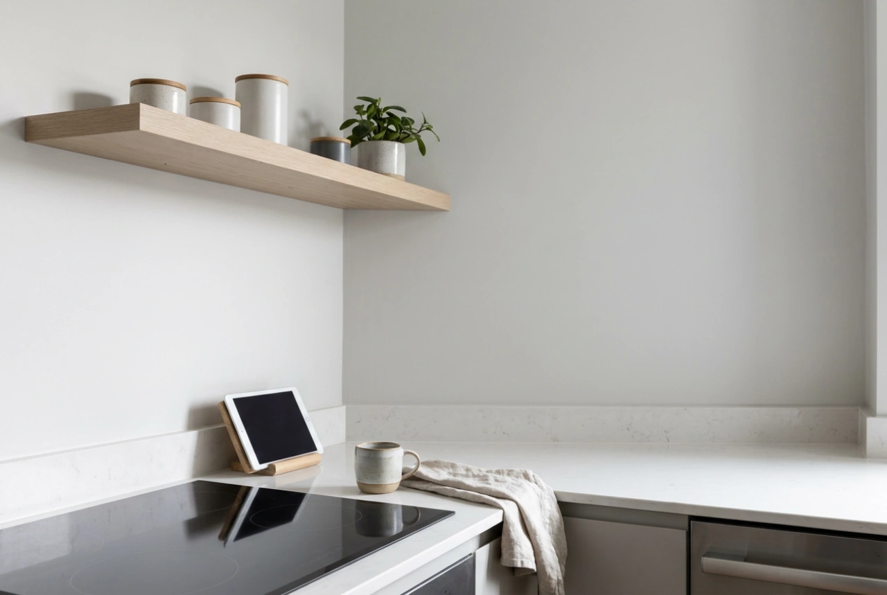 Waar kun je een kleine tv in de keuken veilig plaatsen?