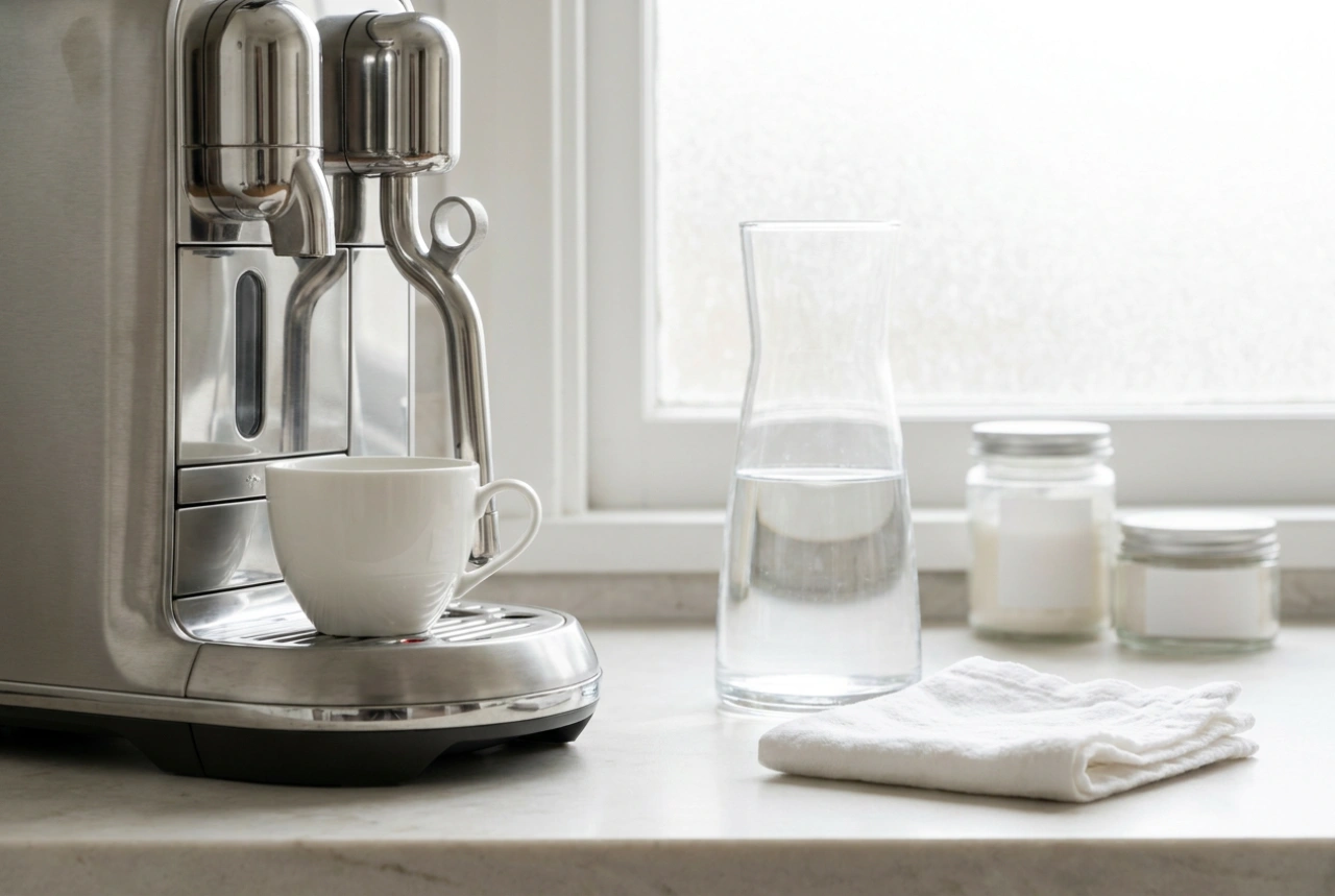 Koffie- en chocolademachines reinigen na zoete dranken