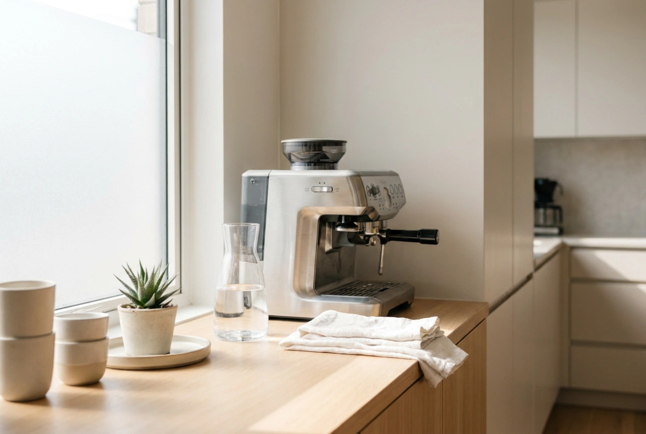 Hygiënisch reinigingsschema voor de koffiemachine op kantoor