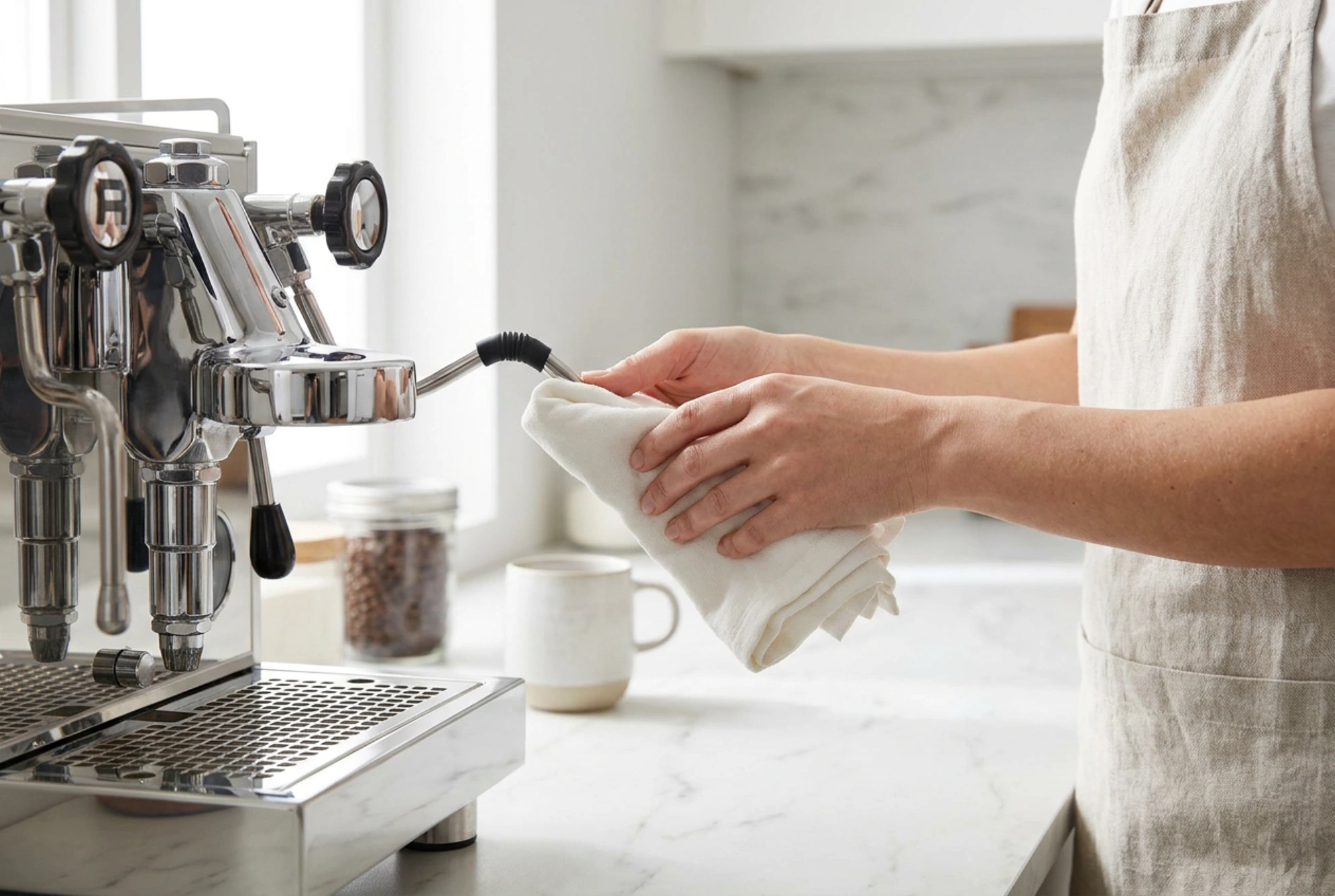 Hoe u een professionele espressomachine perfect schoon houdt