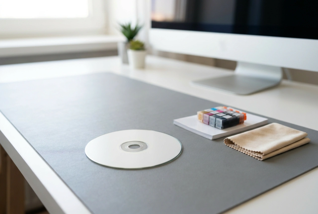 Hoe u een cd-bedrukking voorbereidt en vlekken van inkt voorkomt