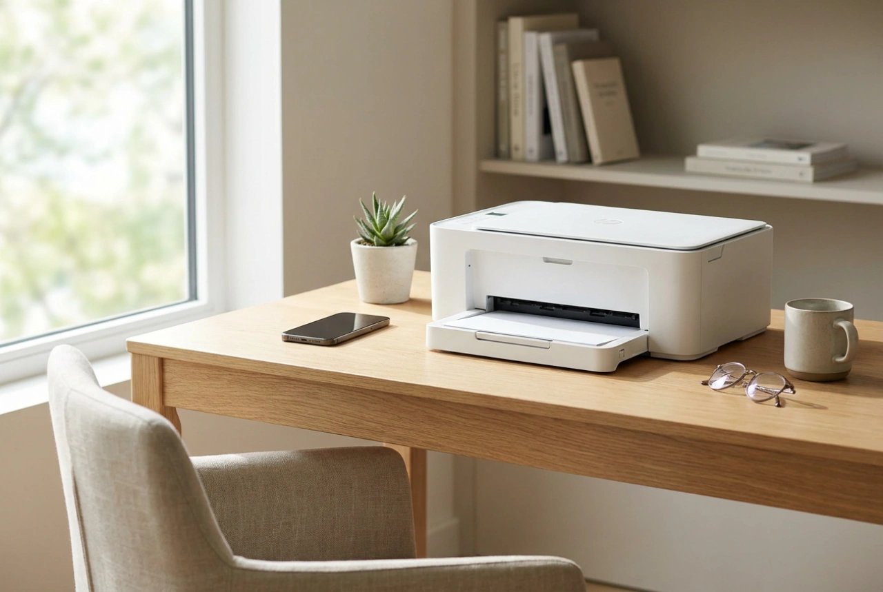 Hoe u vanaf uw telefoon naar een compacte printer print zonder de verbinding te verliezen