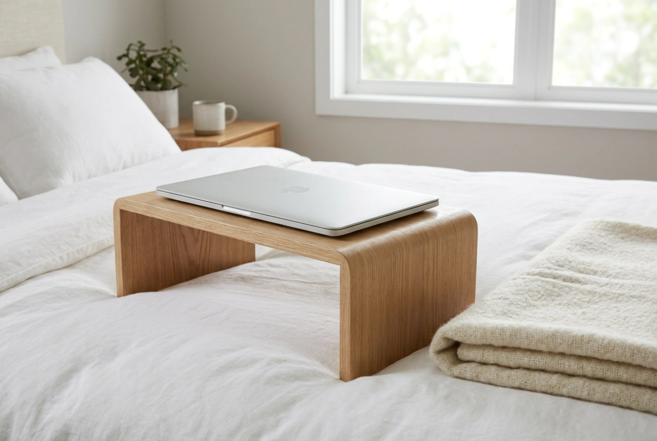 Hoe u een laptopstandaard in bed gebruikt zonder oververhitting