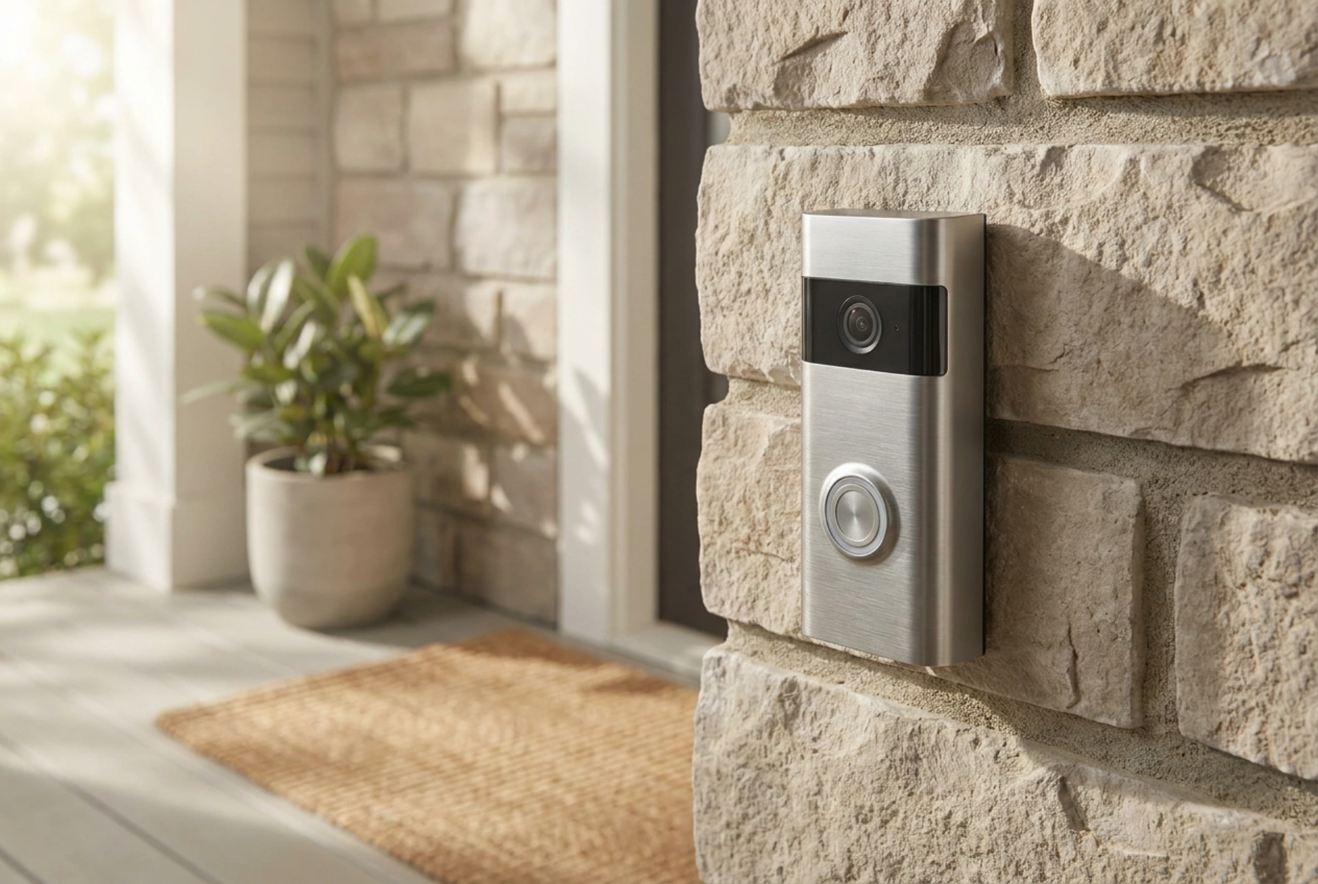 Een Wi-Fi video-intercom bij de entree installeren en configureren