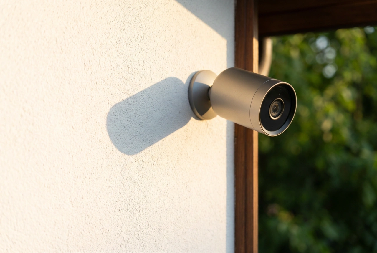 Hoe laadt u een externe accu-camera op en hoe positioneert u deze optimaal