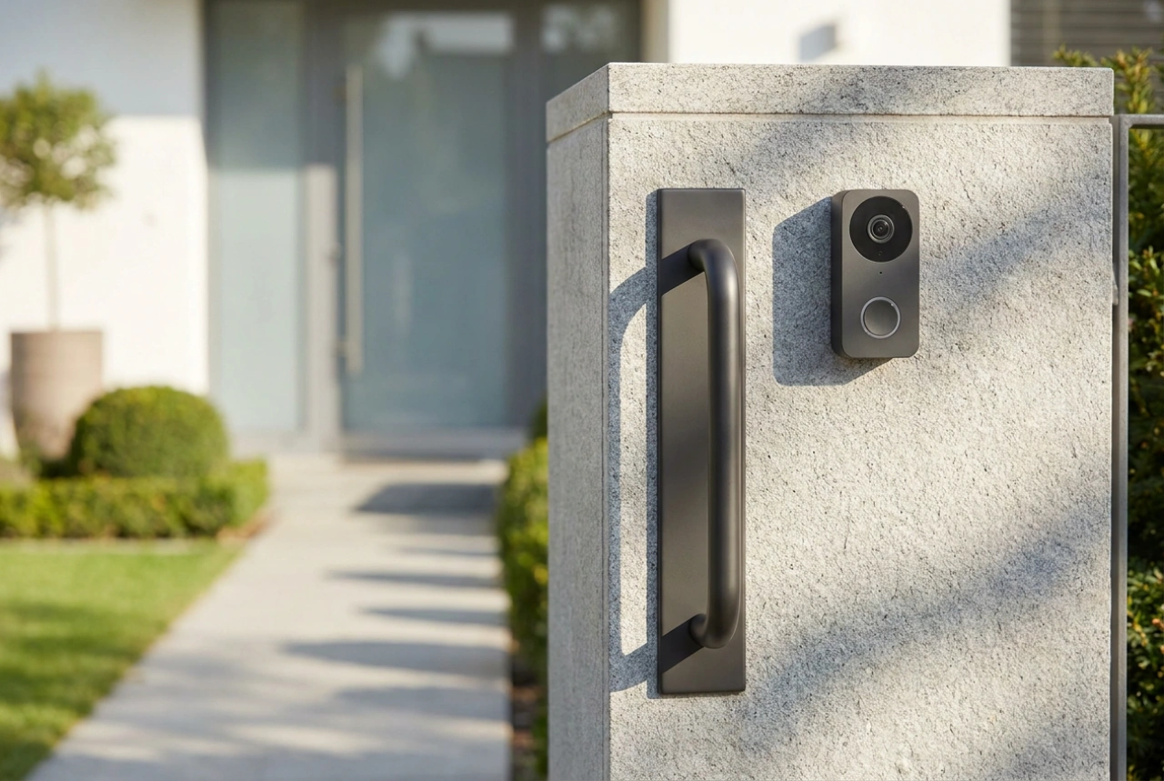 Draadloze intercom voor de poort zonder hakwerk en ingewikkelde kabels