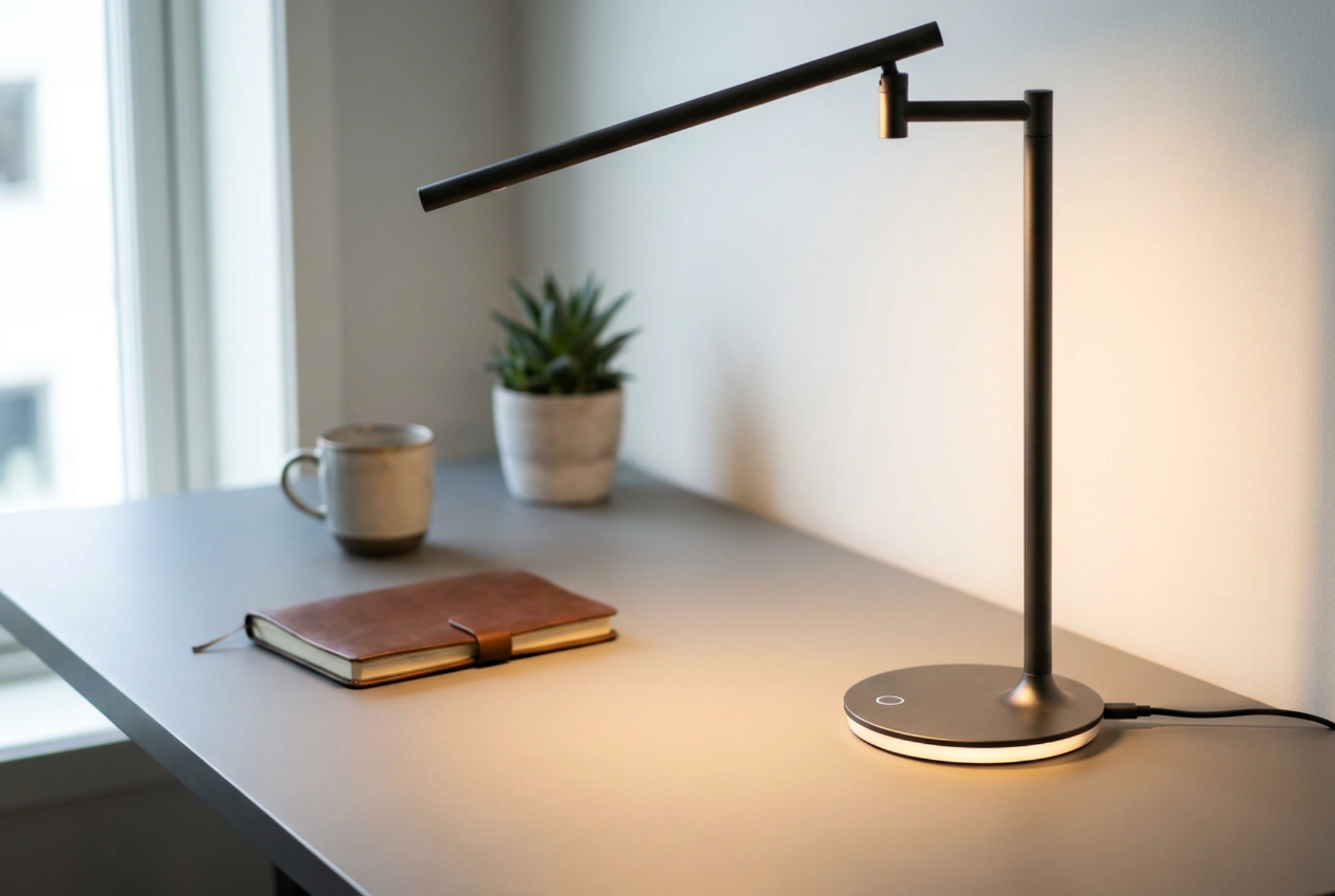 LED-bureaulampen: kleurtemperatuur, instelbaarheid en optimaal oogcomfort