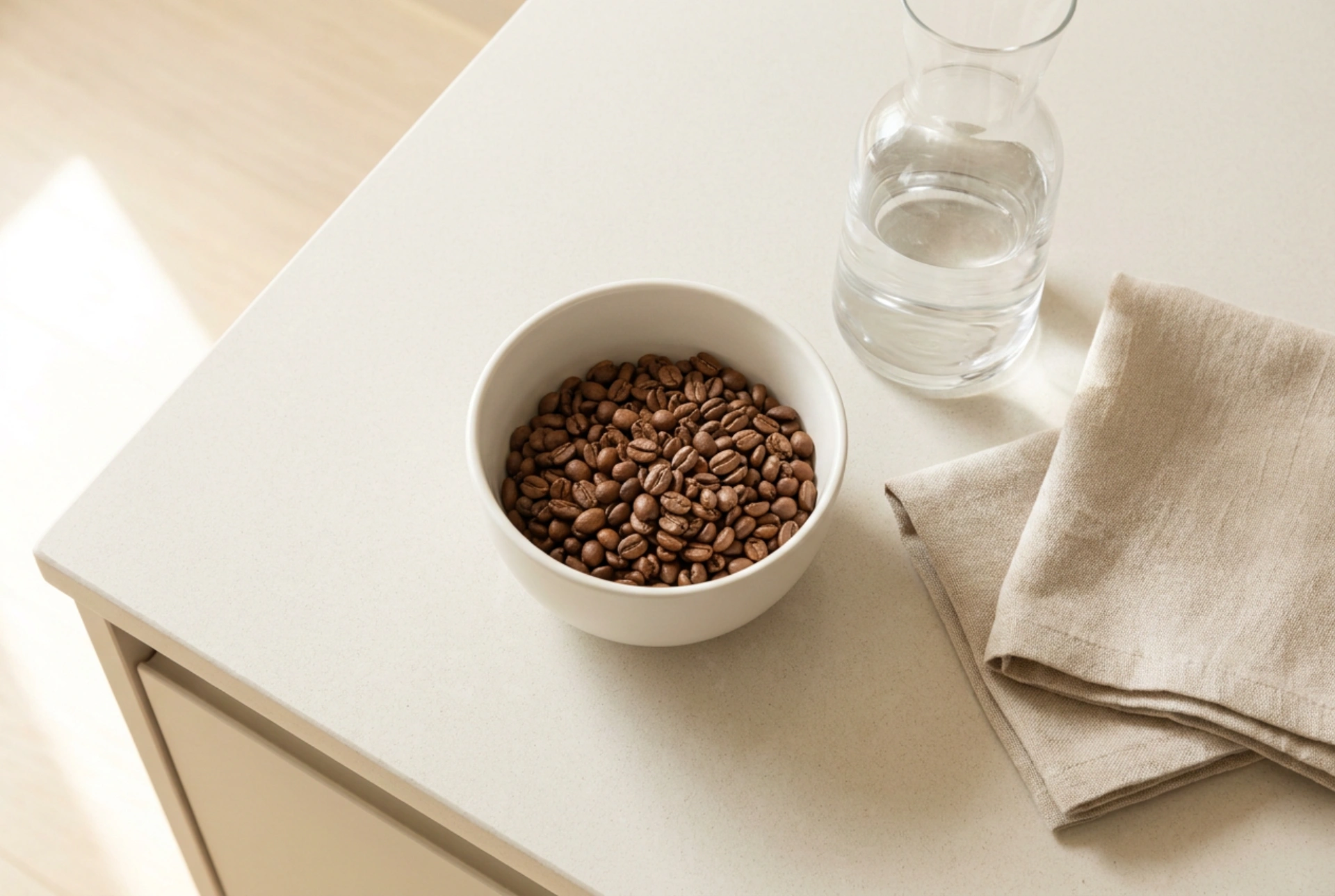 Hoe u een volautomatische koffiemachine en het bonenreservoir onderhoudt