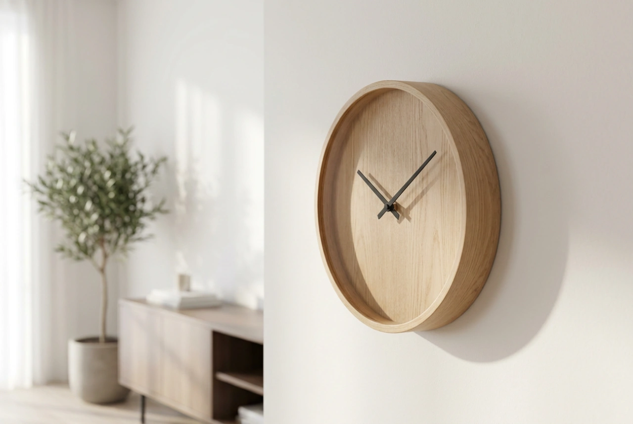 Hoe kies je een houten wandklok voor een modern interieur