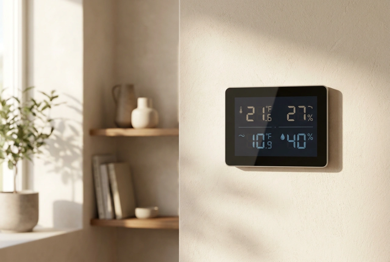 Waar hang je een weerstation aan de muur in een appartement