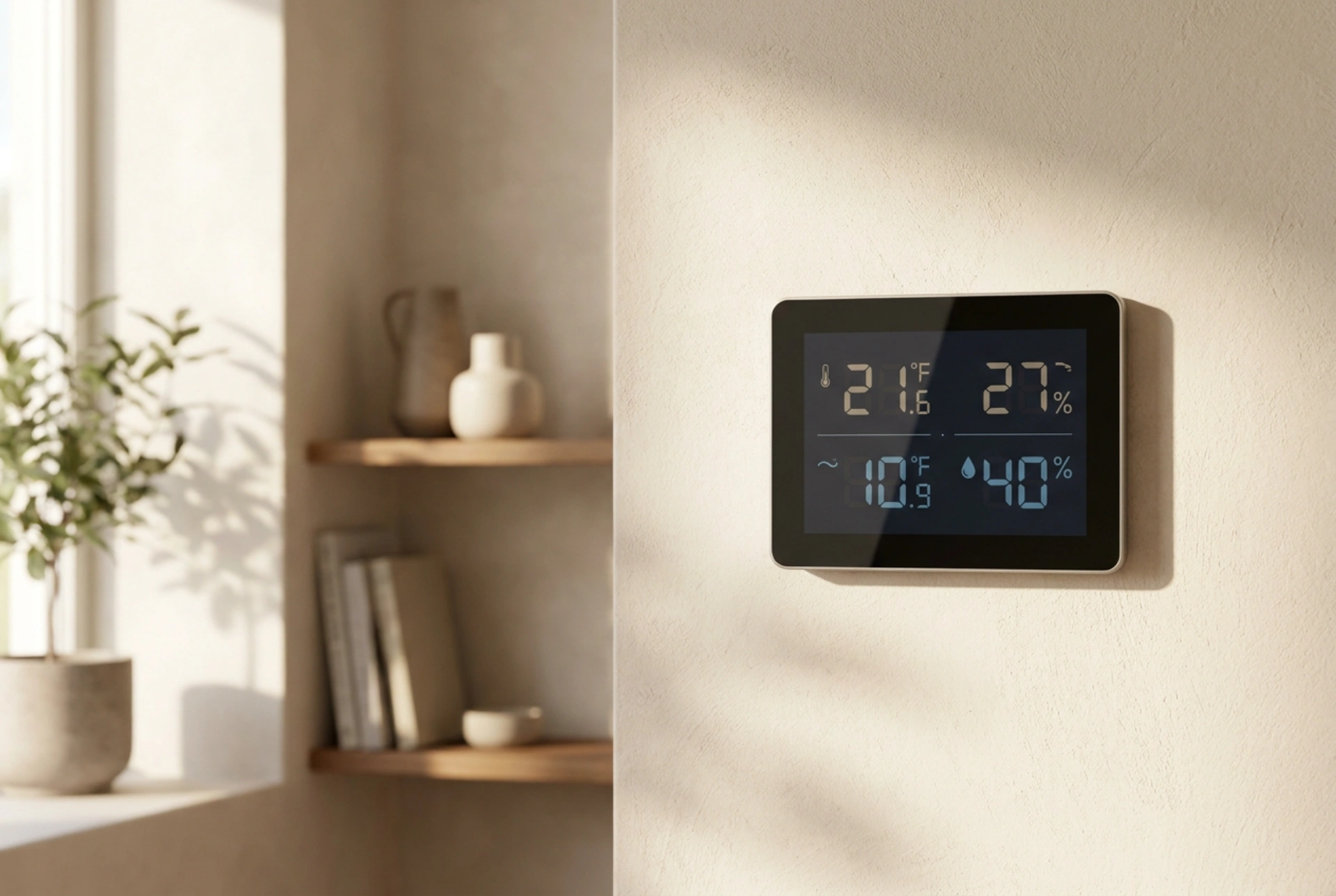 Waar hang je een weerstation aan de muur in een appartement