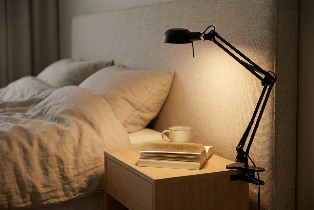 Hoe kies je de juiste leeslamp voor naast het bed in de slaapkamer