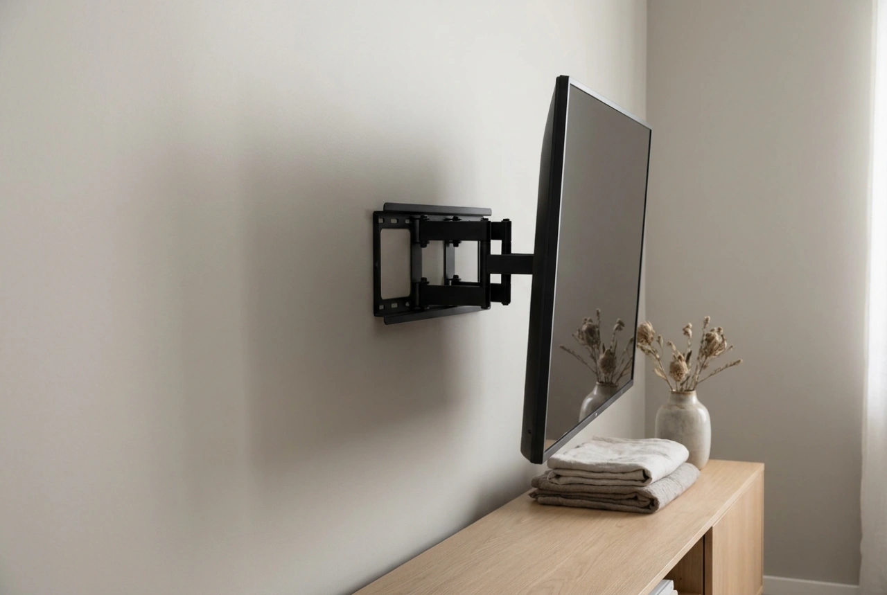 Hoe kies je de juiste tv-beugel met arm voor een hoekmontage