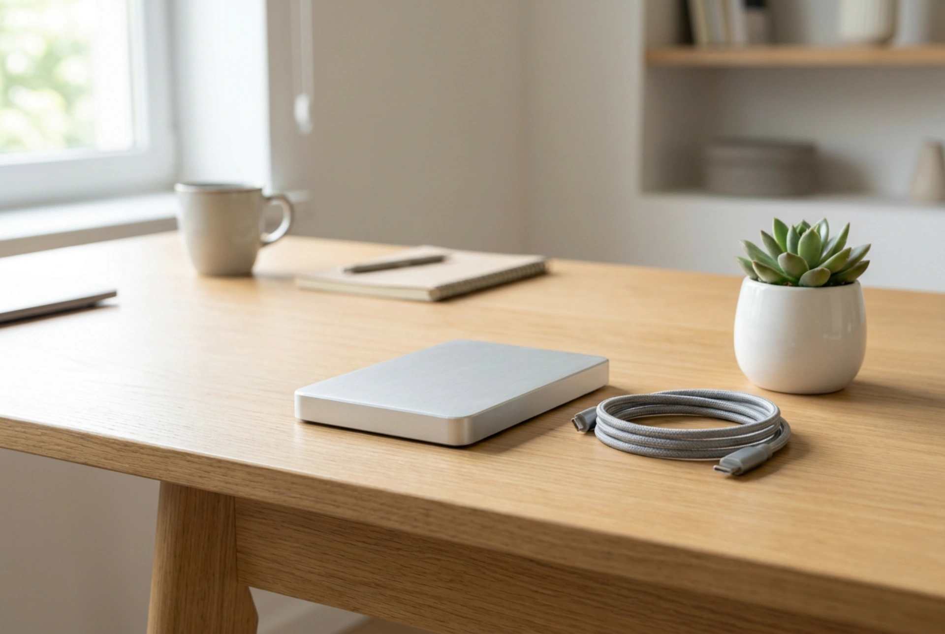 Externe harde schijf voor je computer en eenvoudige regels voor back-ups