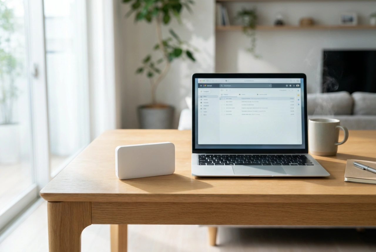 Draagbare wifi-router met simkaart voor thuiswerken en reizen