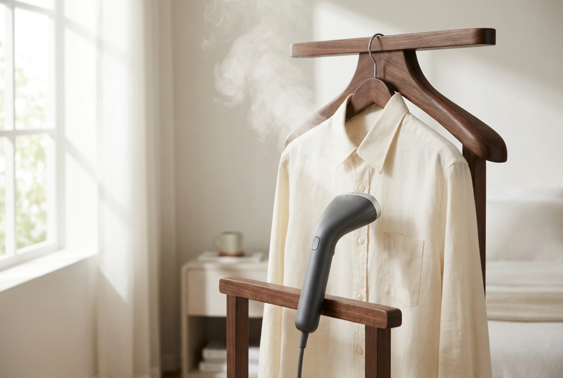 Hoe u kleding effectief strijkt met een handstomer