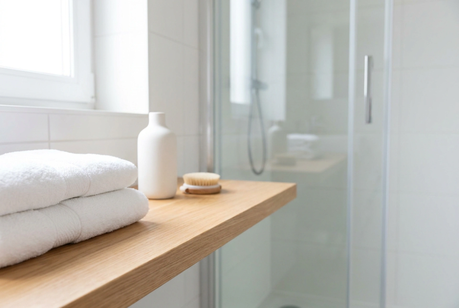Hoe bescherm je een houten badkamerrek tegen vocht en cosmetica