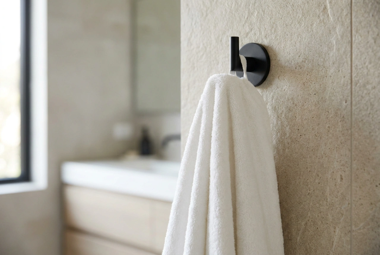Handdoekhaken voor de badkamer die stoffen sneller laten drogen