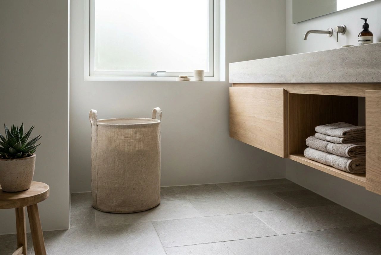 Wasmanden voor de badkamer en efficiënte sortering in huis
