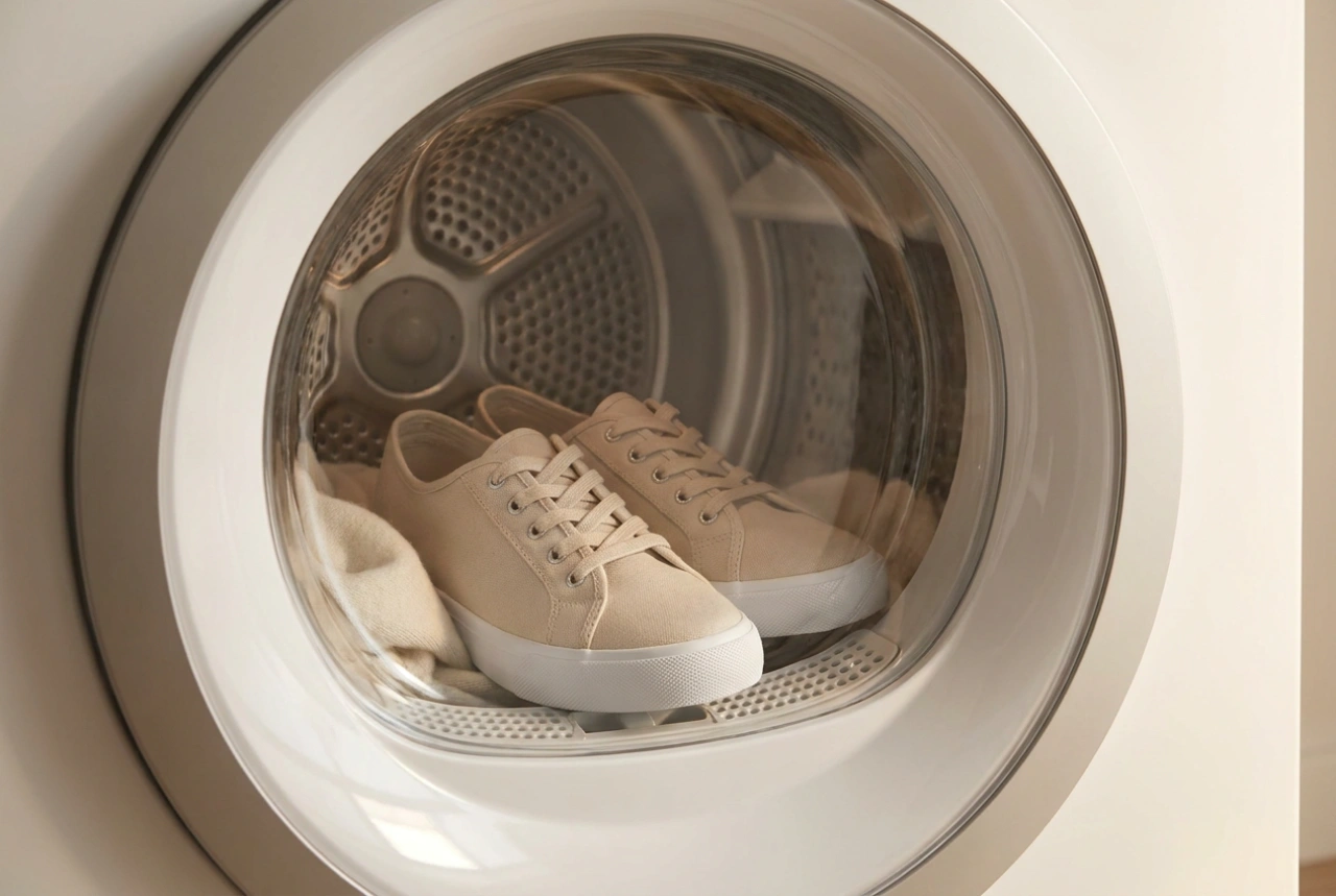 Bewezen techniek voor het drogen van schoenen in de wasdroger
