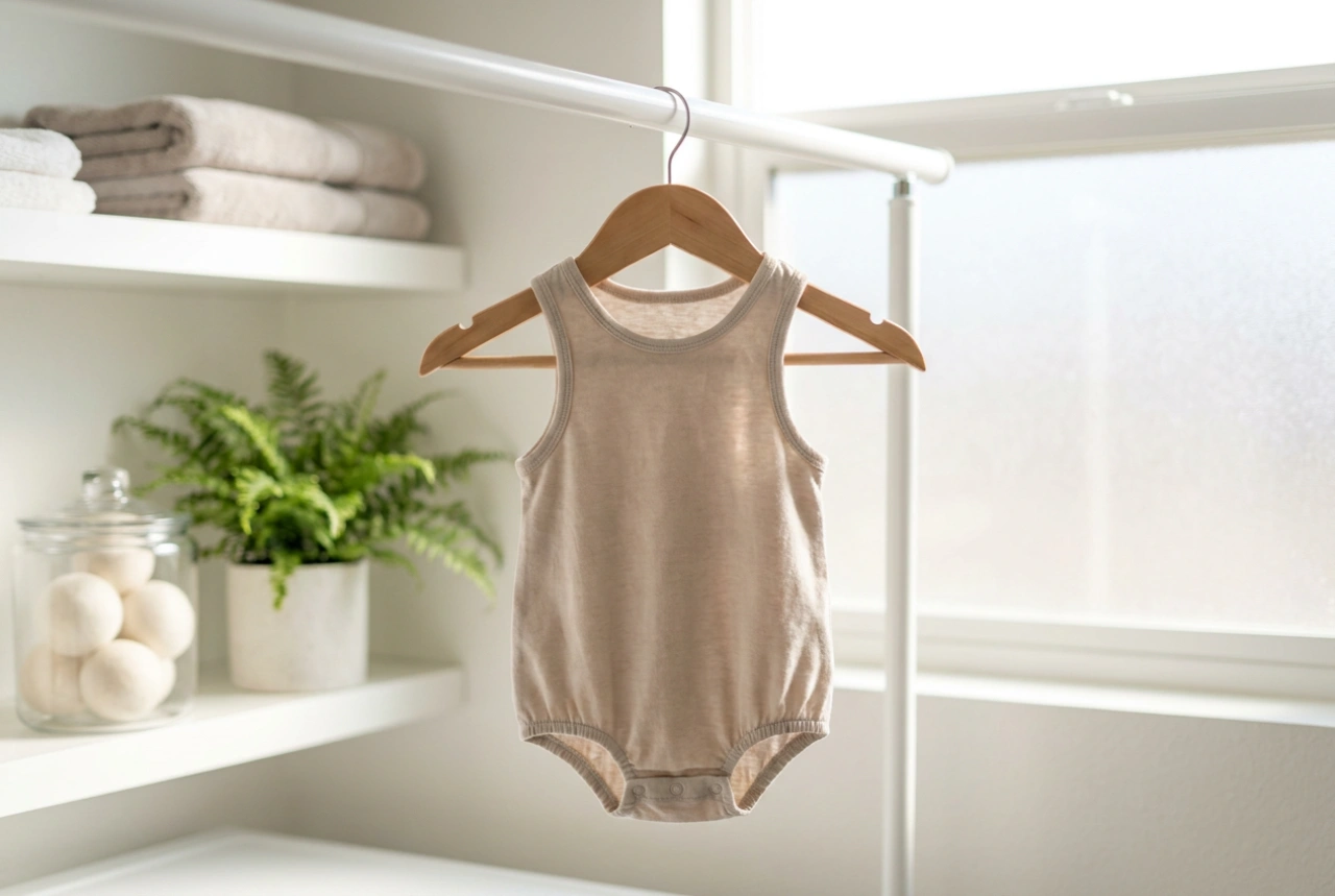 Hoe hang je babykleding op zodat delicate stoffen hun vorm behouden?