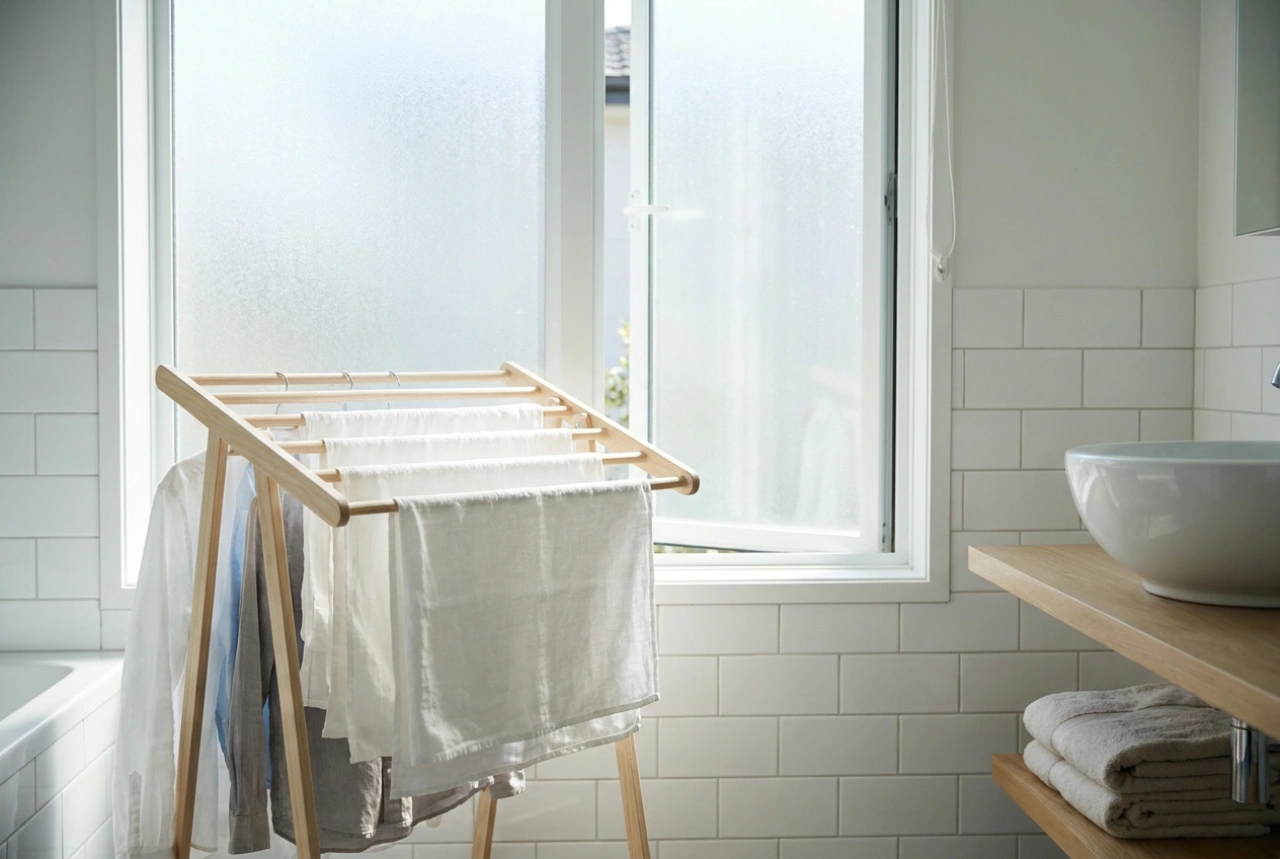 Was drogen in de badkamer zonder muffe geur